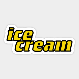 Ice Cream Sticker